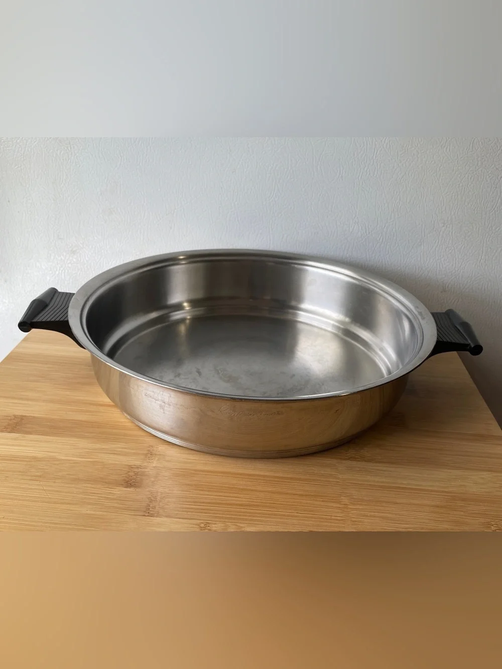 Rena Ware Heavy 18/8 Stainless Steel 9 1/2 in Skillet Fry Saute Pan Pot Vintage